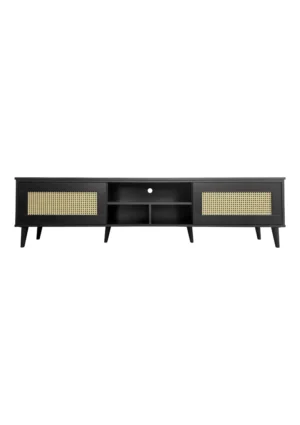 KANO TV CONSOLE - 1.8M - BLACK (TVC6) FRONT