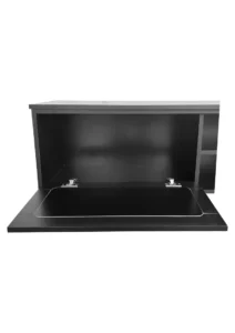 KANO TV CONSOLE - 1.8M - BLACK (TVC6) SIDE OPEN CLOSEUP