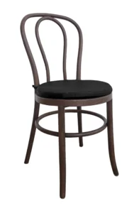 BENTWOOD CHAIR BROWN - BLACK SEAT (CH6 - BRB)