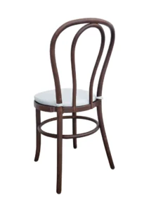 BENTWOOD CHAIR BROWN - WHITE SEAT (CH6 - BRW) BACK
