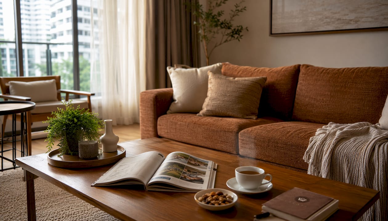 Apartment living room with dining reviews