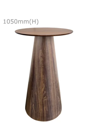 CONIC BAR TABLE & ROUND TOP - CHESTNUT (BT11 - RCN)