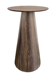 CONIC BAR TABLE & ROUND TOP - CHESTNUT (BT11 - RCN)