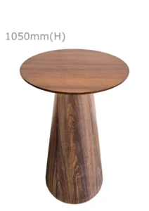 CONIC BAR TABLE & ROUND TOP - CHESTNUT (BT11 - RCN)