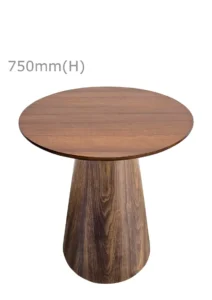 CONIC MEETING TABLE & ROUND TOP - CHESTNUT (TB2 - RCN)