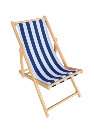 LEPAK DECK CHAIR - BLUE & WHITE (CH8 - BLW)