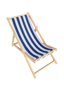 LEPAK DECK CHAIR - BLUE & WHITE (CH8 - BLW)