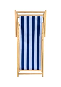 LEPAK DECK CHAIR - BLUE & WHITE (CH8 - BLW)