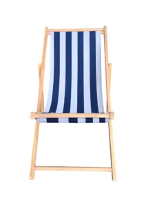 LEPAK DECK CHAIR - BLUE & WHITE (CH8 - BLW)