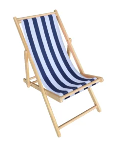LEPAK DECK CHAIR - BLUE & WHITE (CH8 - BLW)