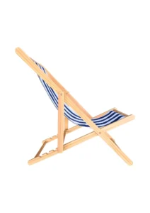 LEPAK DECK CHAIR - BLUE & WHITE (CH8 - BLW)