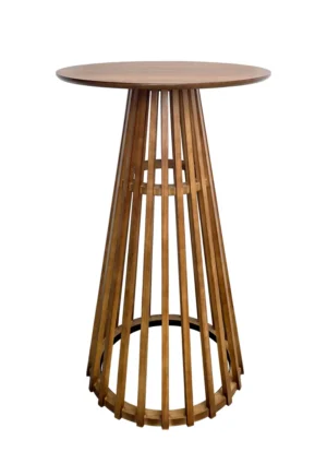 NARA WOOD BAR TABLE - CHESTNUT BROWN (BT3 - CN)