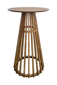NARA WOOD BAR TABLE - CHESTNUT BROWN (BT3 - CN)