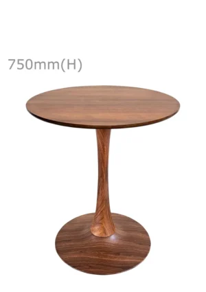 TULIP MEETING TABLE - WOOD & ROUND TOP - CHESTNUT (TB5 - BR - RCN)