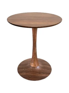 TULIP MEETING TABLE - WOOD & ROUND TOP - CHESTNUT (TB5 - BR - RCN)