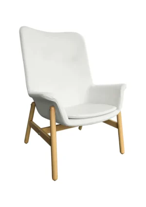 WESTON HIGHBACK ARMCHAIR - WHITE (CH15 - HSW)