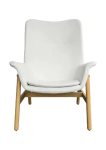 WESTON HIGHBACK ARMCHAIR - WHITE (CH15 - HSW) FRONT