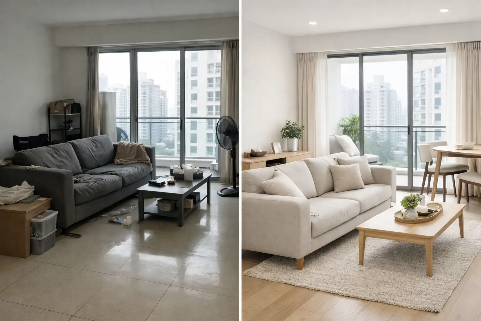 Home Staging Before and After for Better Viewings