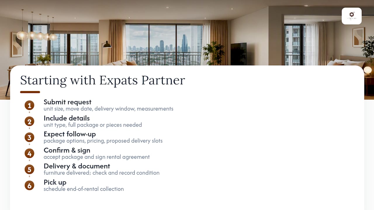 How to get started with Expats Partner — overview diagram