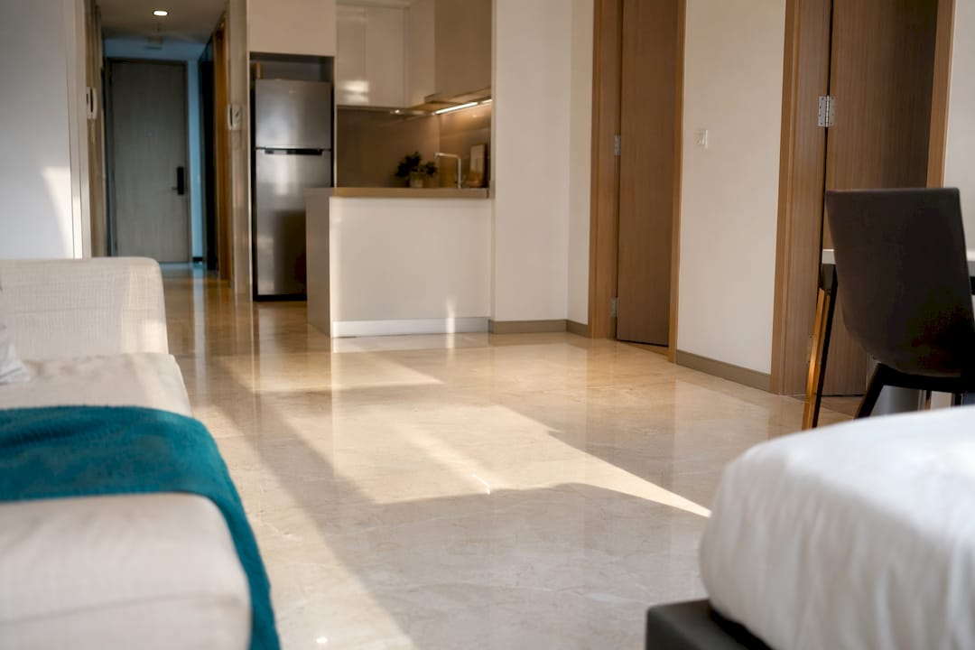 Partially furnished Singapore rental flat interior