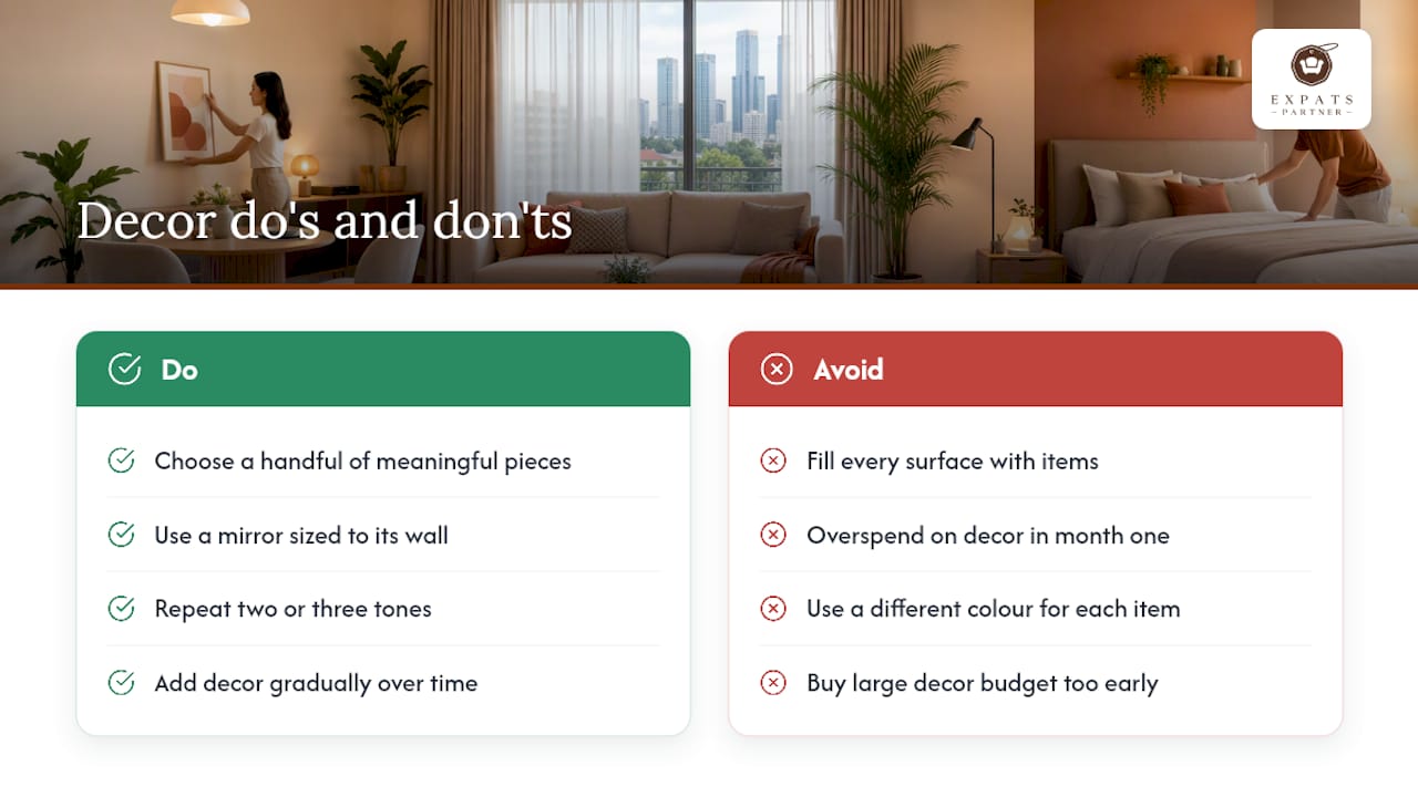 10. Decorative elements and personal touches — overview diagram