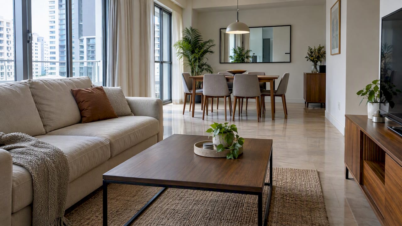 Move-in-ready furnished Singapore apartment