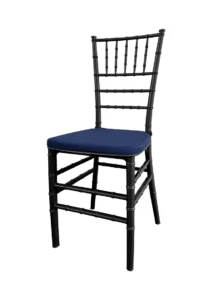 TIFFANY CHAIR BLACK - NAVY BLUE SEAT (CH7 - TBNB)